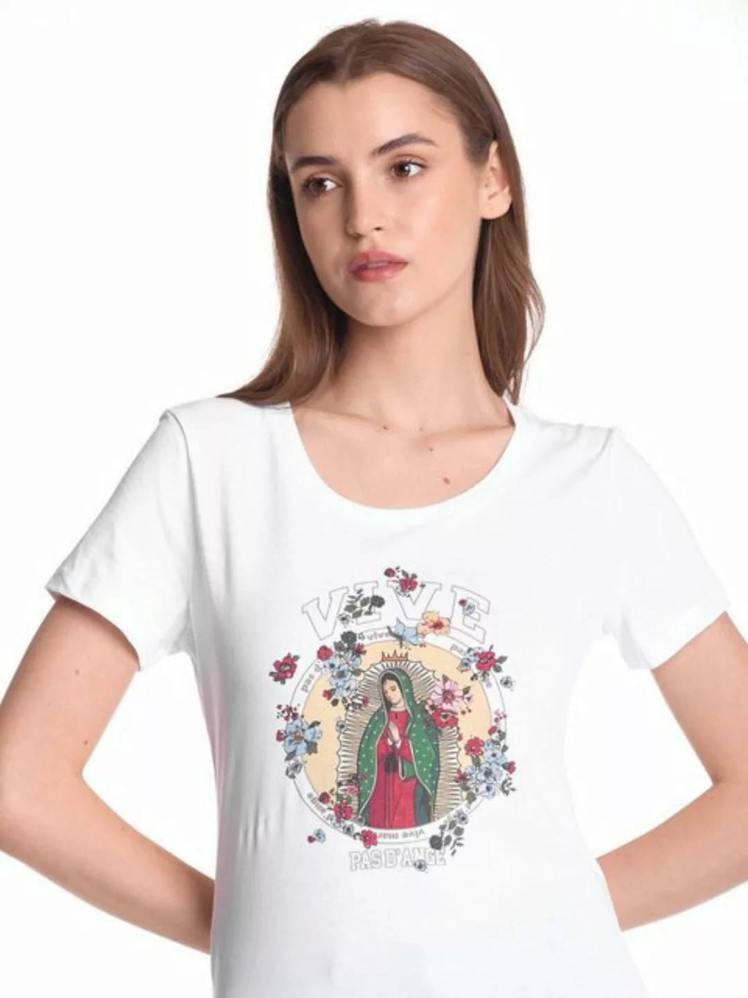 Vive Maria College Maria Damen T-Shirt weiss günstig online kaufen