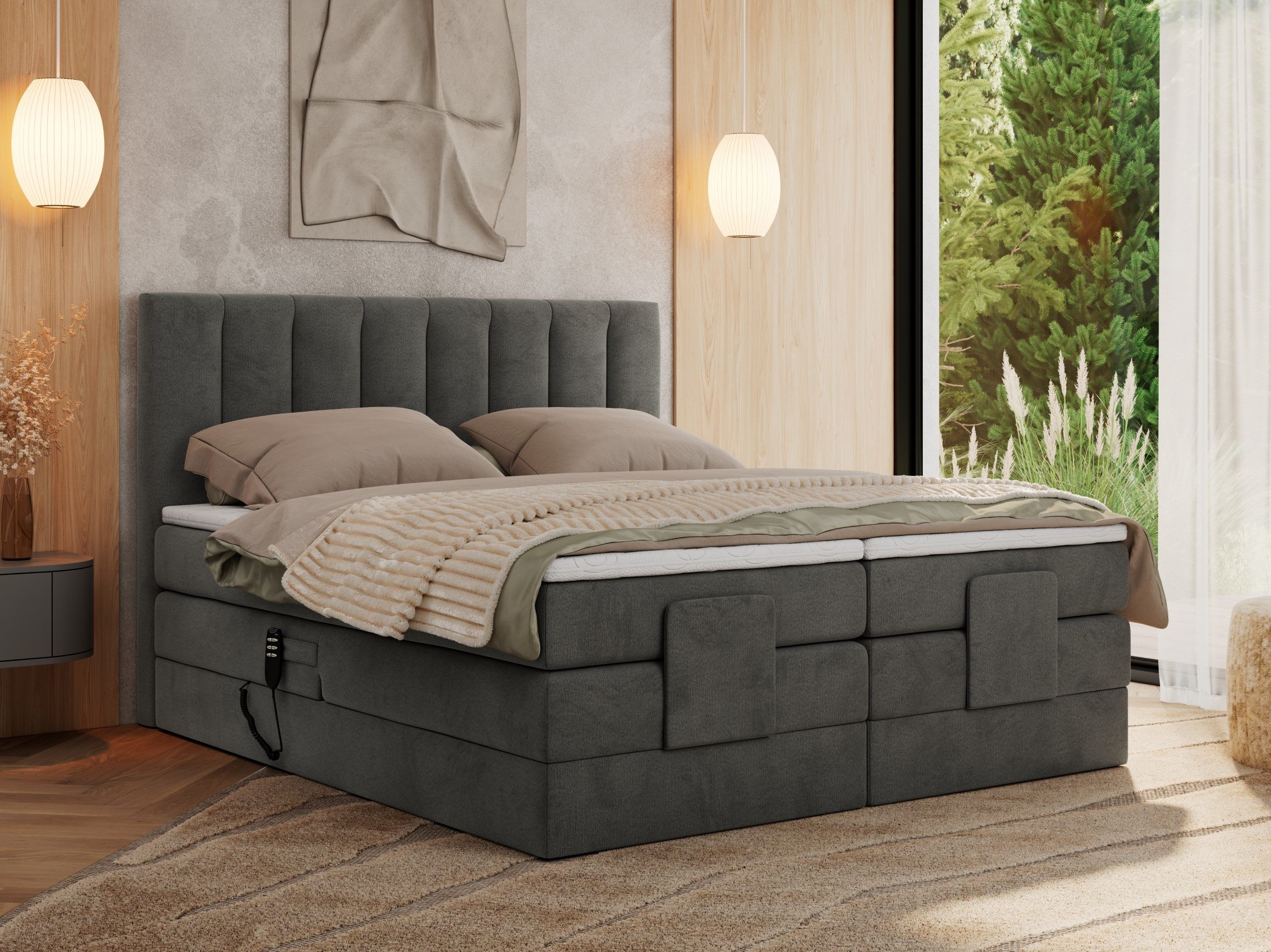 MKS MÖBEL Boxspringbett COMFORTO (Set, Packung, günstig online kaufen