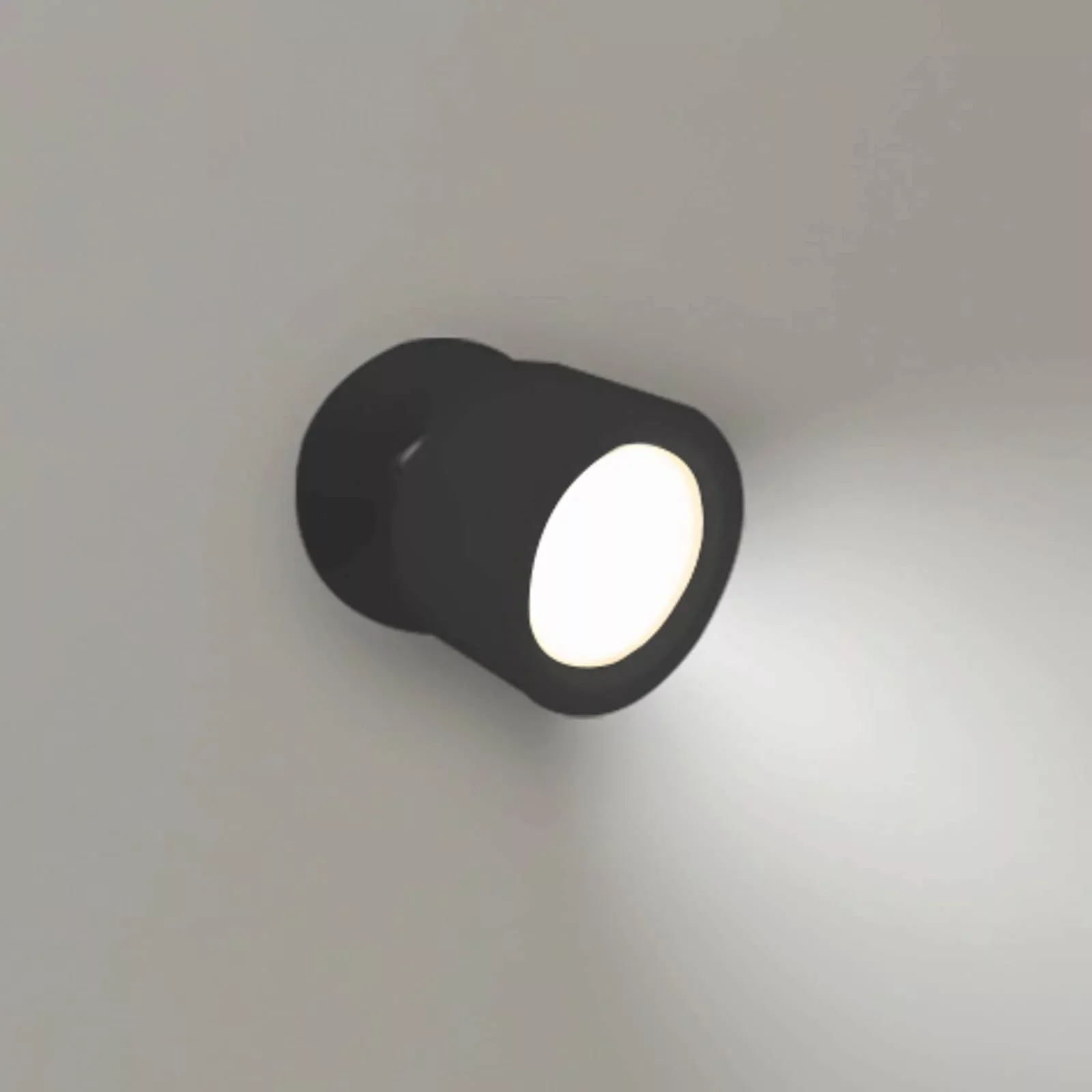 Newgarden LED-Akku-Wandlampe Roll 8, schwarz, schwenkbar günstig online kaufen