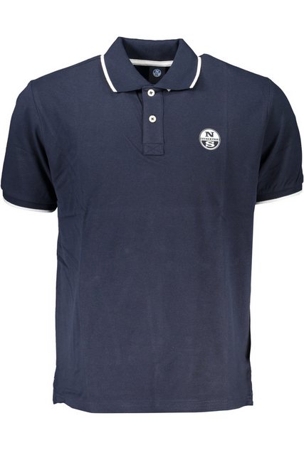 North Sails Poloshirt Elegantes Herren-Kurzarm-Poloshirt Blau mit günstig online kaufen