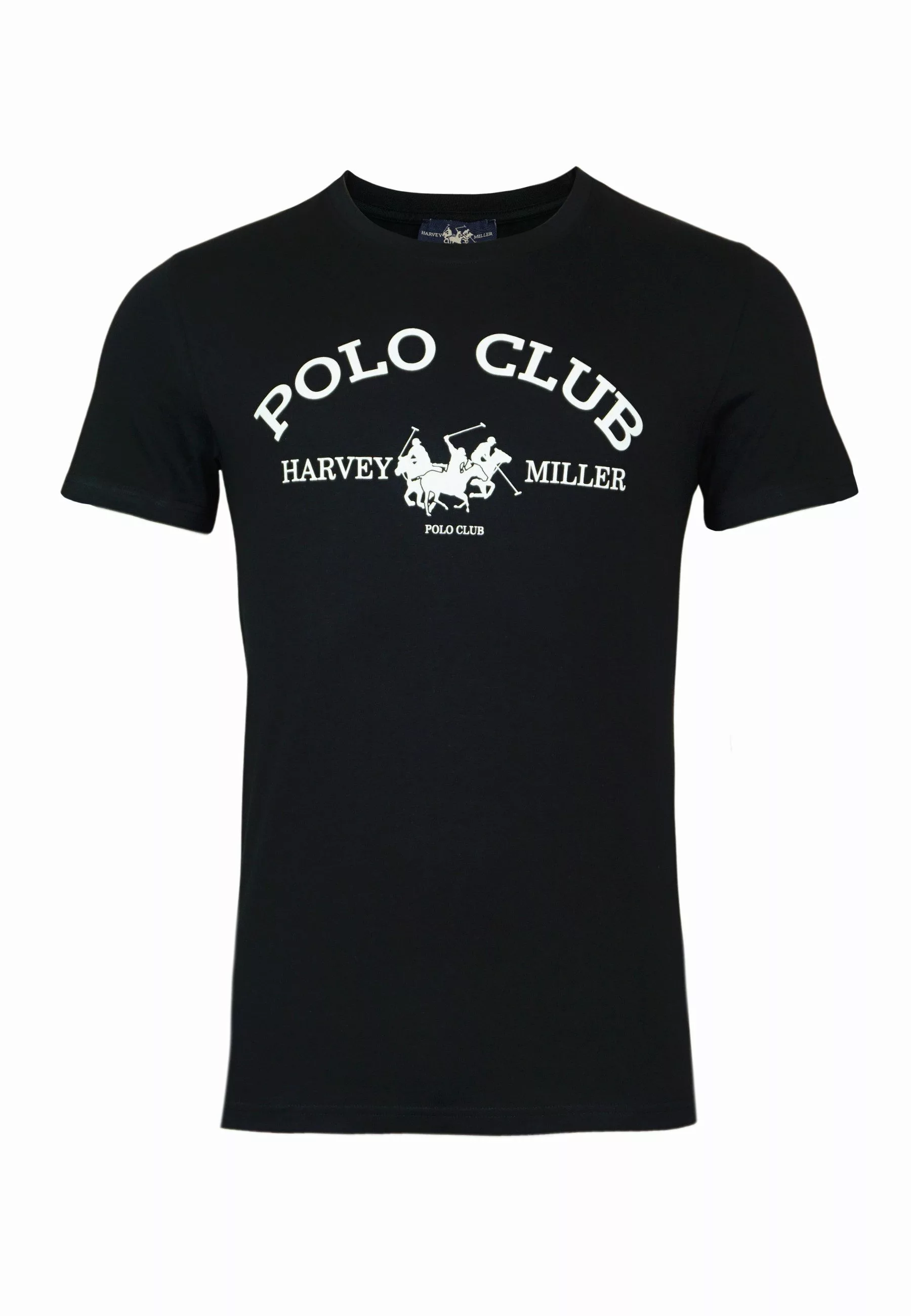 Harvey Miller T-Shirt T-Shirt Kurzarmshirt Polo-Club günstig online kaufen
