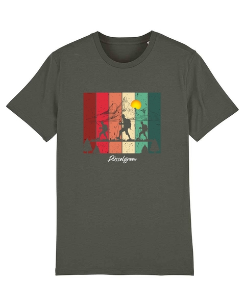 Wandern, Natur, Outdoor, Sonnenuntergang Tshirt Aus Bio Baumwolle günstig online kaufen