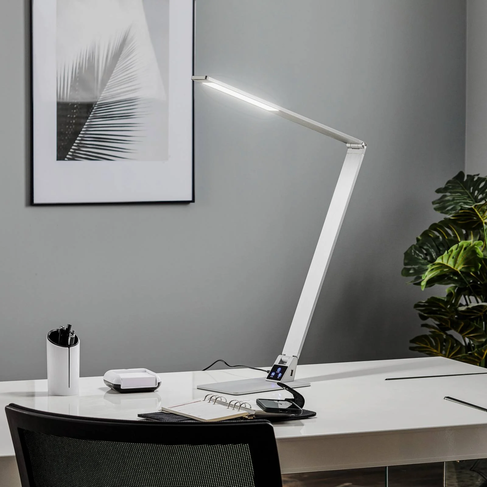 Flache LED-Schreibtischleuchte Wasp aus Aluminium günstig online kaufen