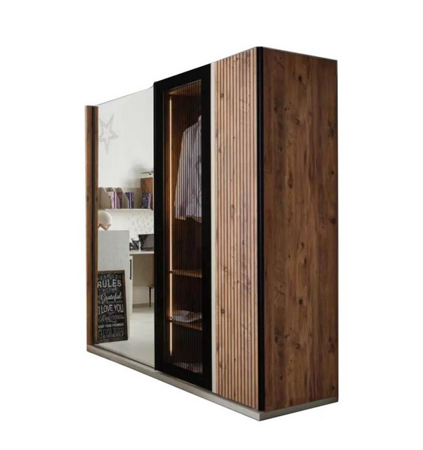 JVmoebel Kleiderschrank Kleiderschrank Moderner Kleiderschrank Luxus Holz S günstig online kaufen