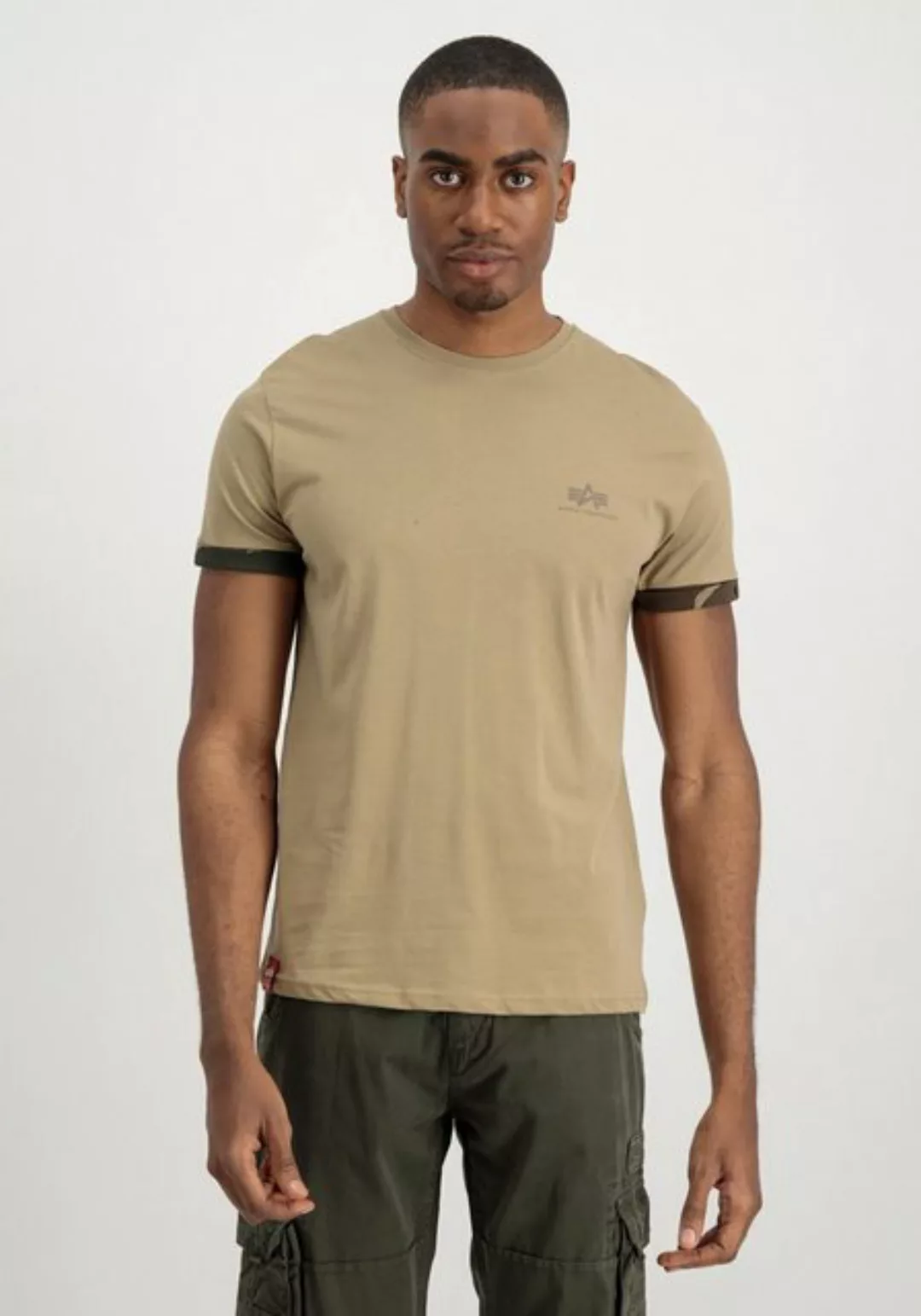 Alpha Industries T-Shirt "Alpha Industries Men - T-Shirts Roll-Up Sleeve T- günstig online kaufen