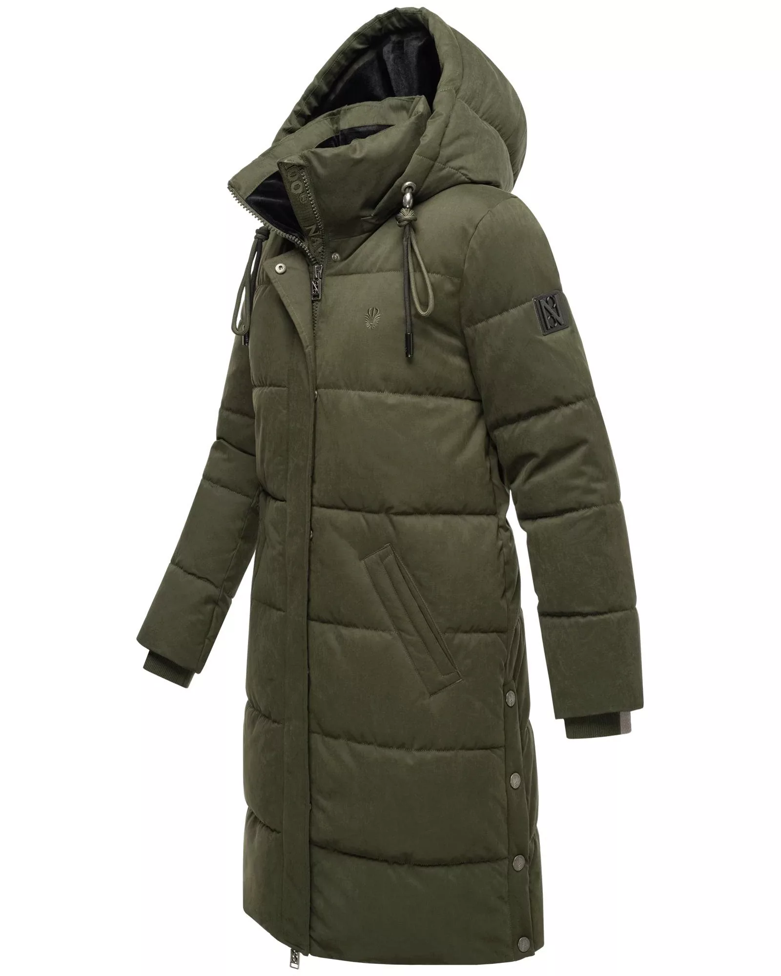 Navahoo Wintermantel "Wintertanz 14", modischer Damen Steppmantel mit hohem günstig online kaufen