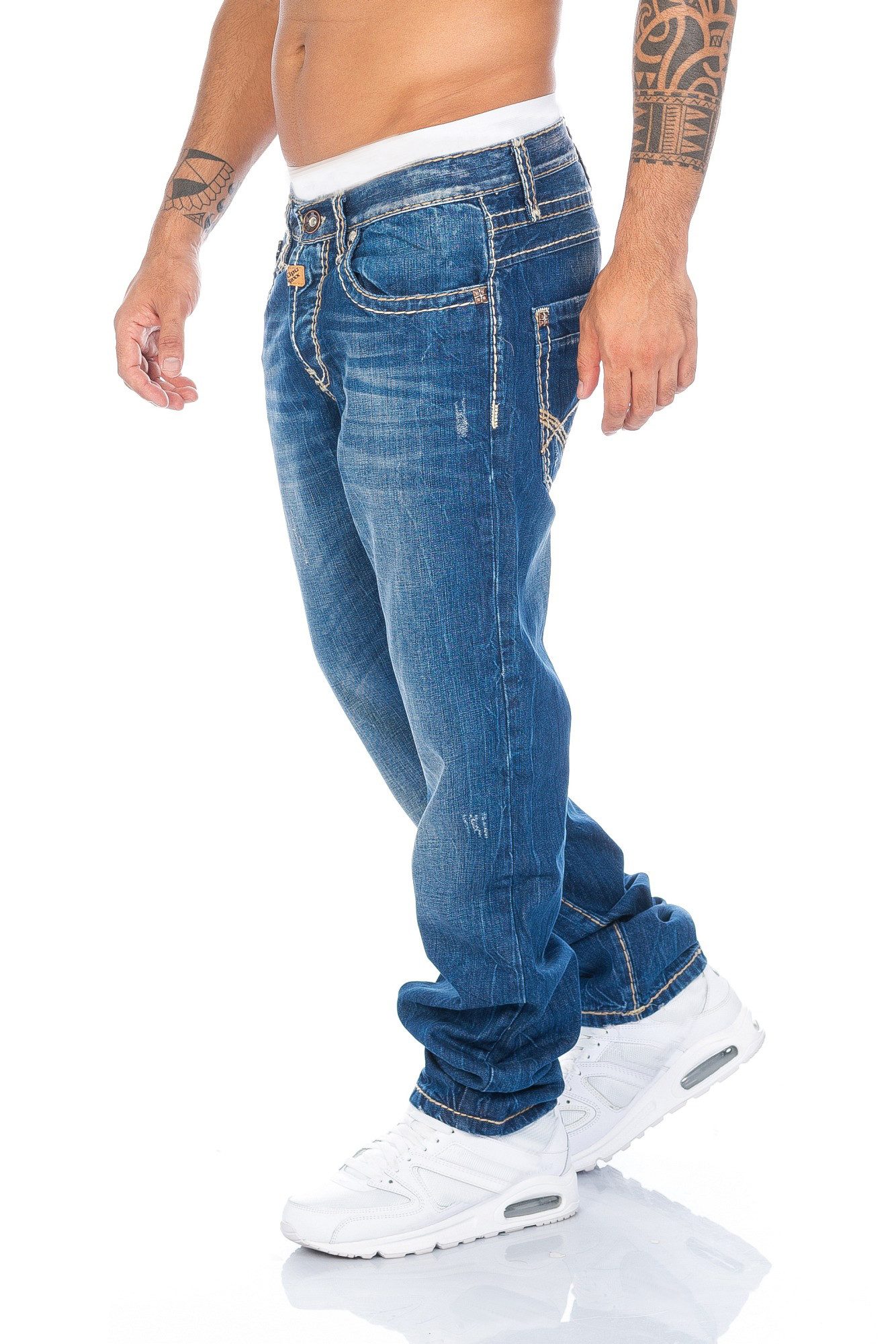 Cipo & Baxx Regular-fit-Jeans Herren Jeans günstig online kaufen
