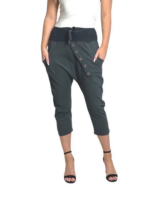 Mississhop Caprihose Damen Capri Hose Boyfriend Hose Jogginghose M.168 günstig online kaufen