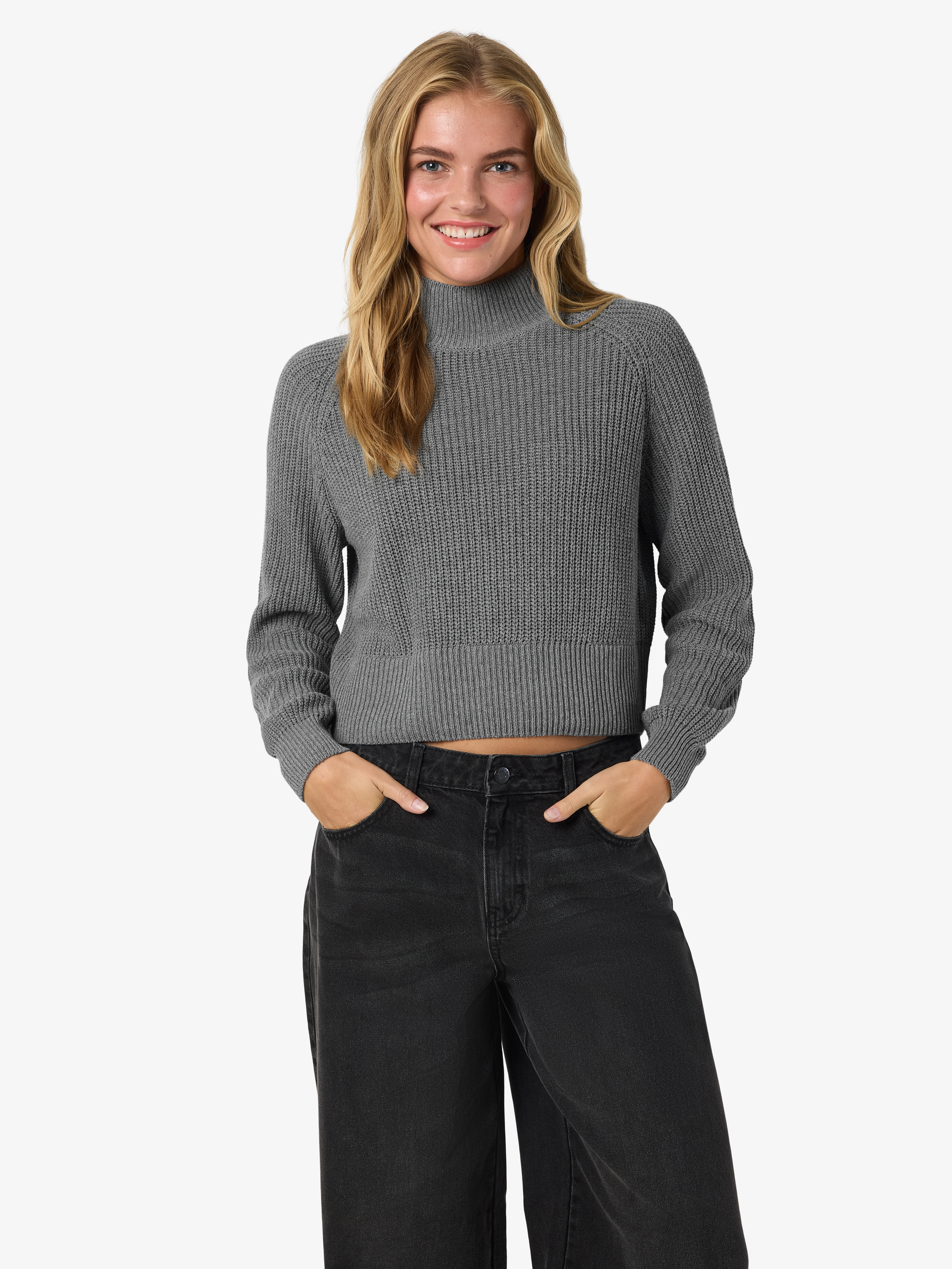 Noisy may Stehkragenpullover "NMDARA L/S HIGH NECK KNIT FWD NOOS" günstig online kaufen