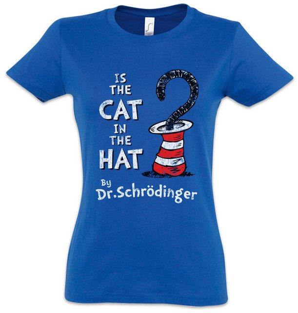 Urban Backwoods Print-Shirt Cat In The Hat Damen T-Shirt Schrödingers Schro günstig online kaufen