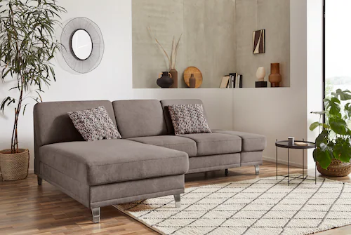 sit&more Ecksofa Clio L-Form, wahlweise mit Bettfunktion oder Vorziehsitz u günstig online kaufen