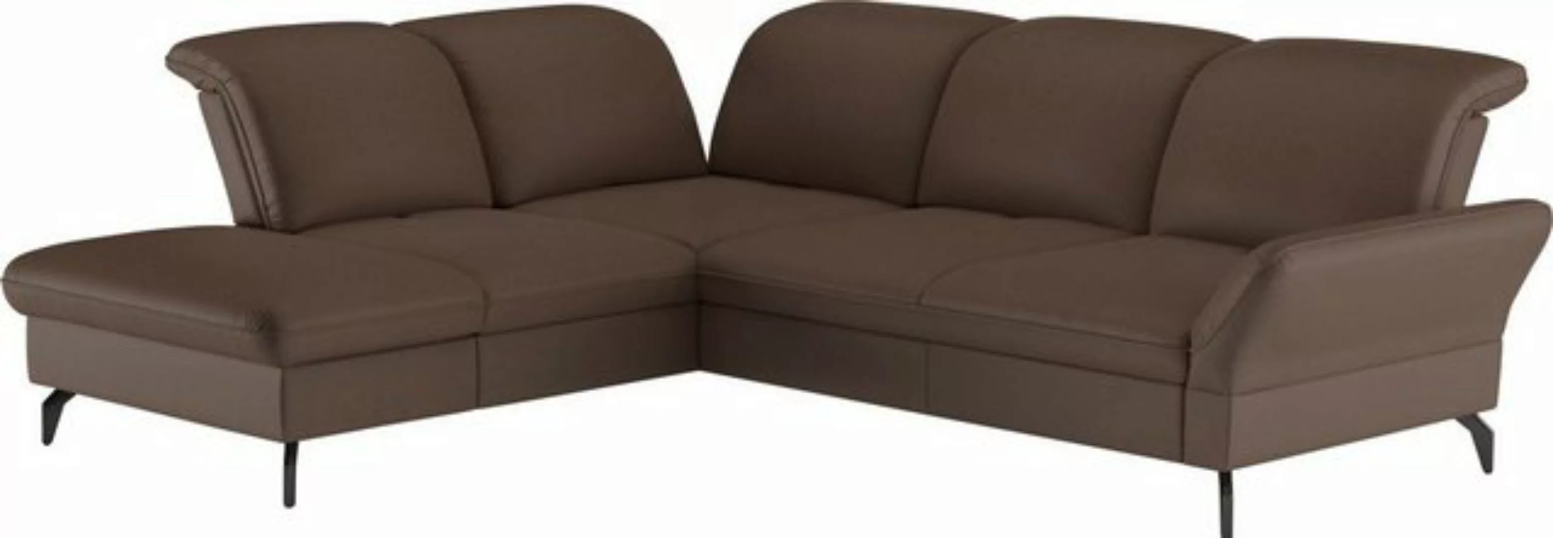 sit&more Ecksofa "Leandro L-Form", Wahlweise mit Bett-, Kopfteil - und Arml günstig online kaufen