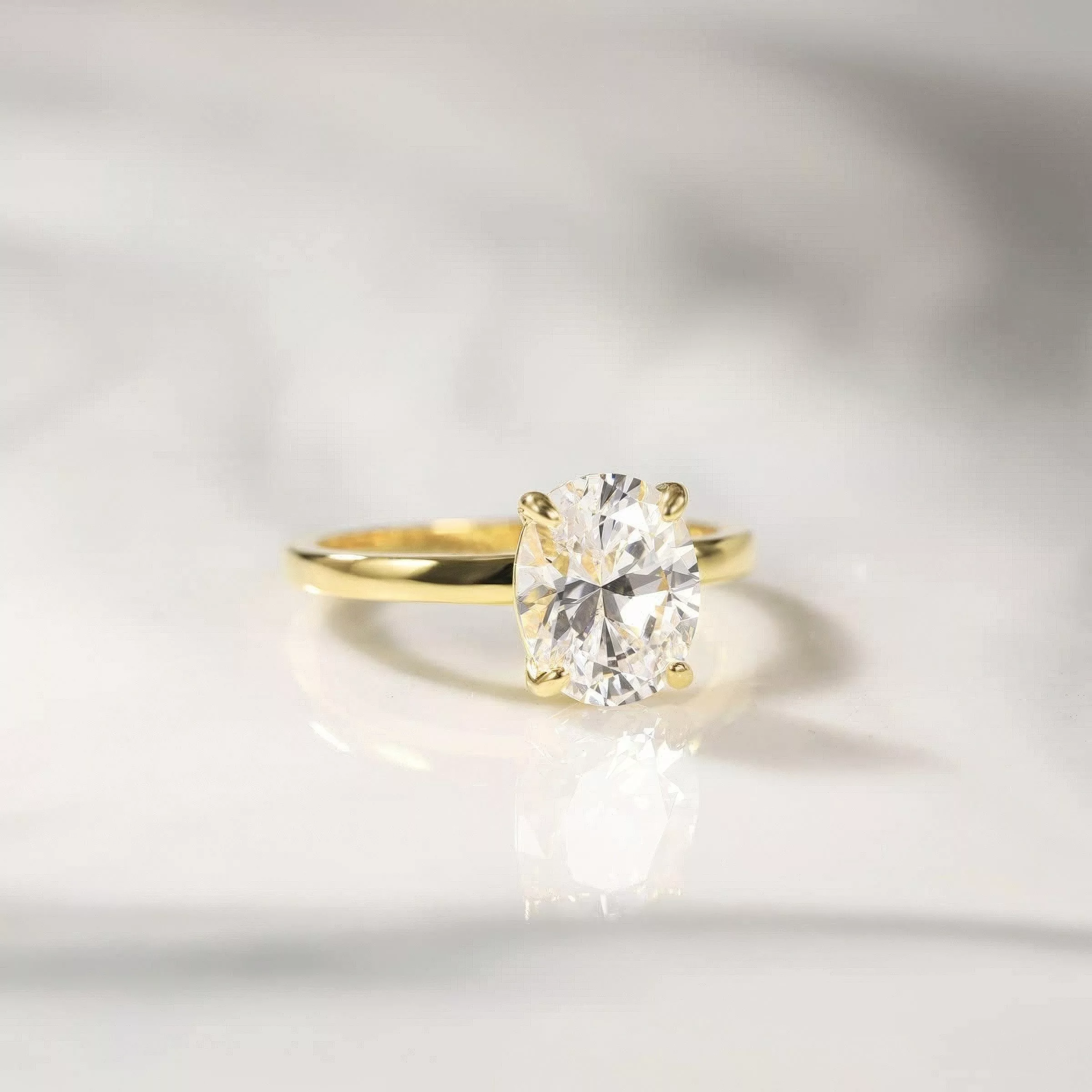 Jumpeak Diamantring 14K Gold 3CT Labor günstig online kaufen