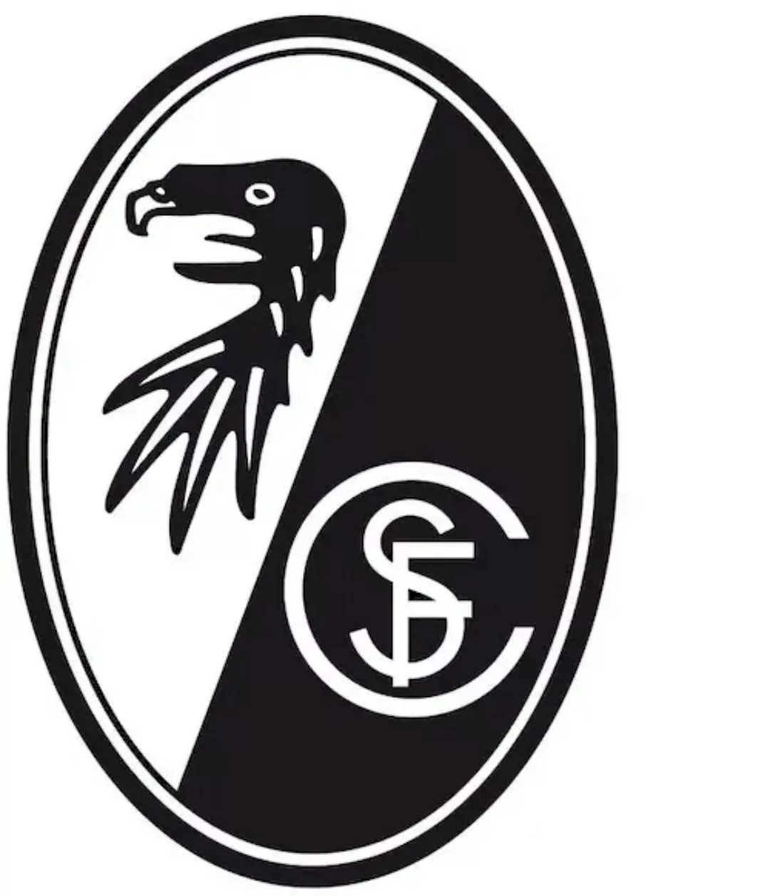 Wall-Art Wandtattoo "Fußball SC Freiburg Logo" günstig online kaufen