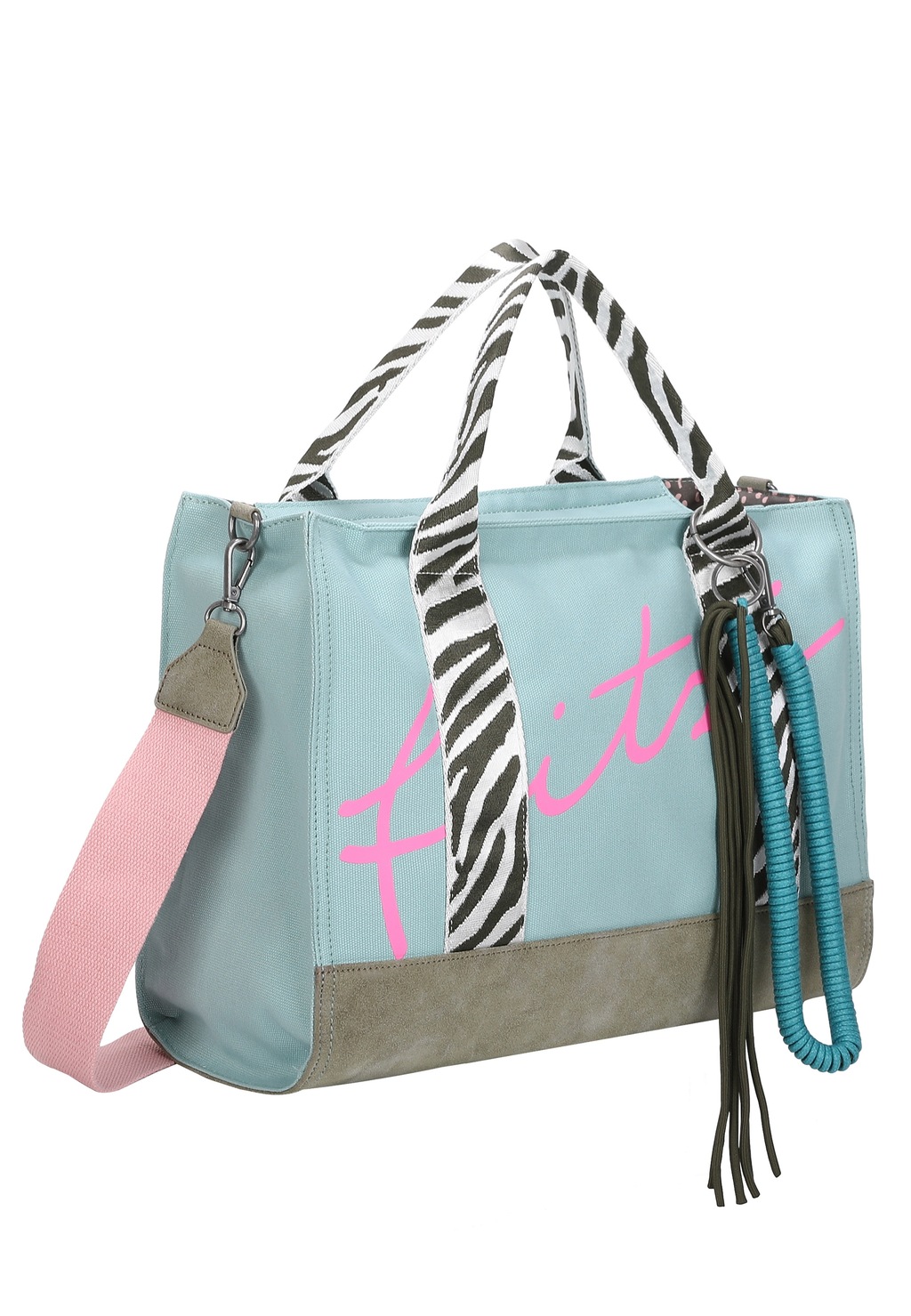 Fritzi aus Preußen Henkeltasche "Summer Zebra Safari", mit abnehmbarer Kord günstig online kaufen