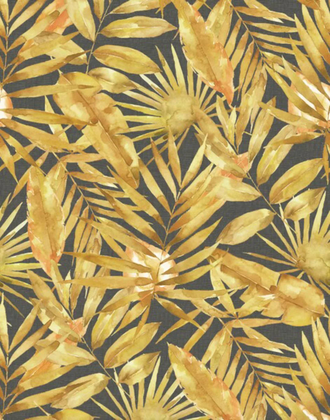 Schöner Wohnen Vliestapete New Delight Floral Gelb-Schwarz 340 x 265 cm FSC günstig online kaufen