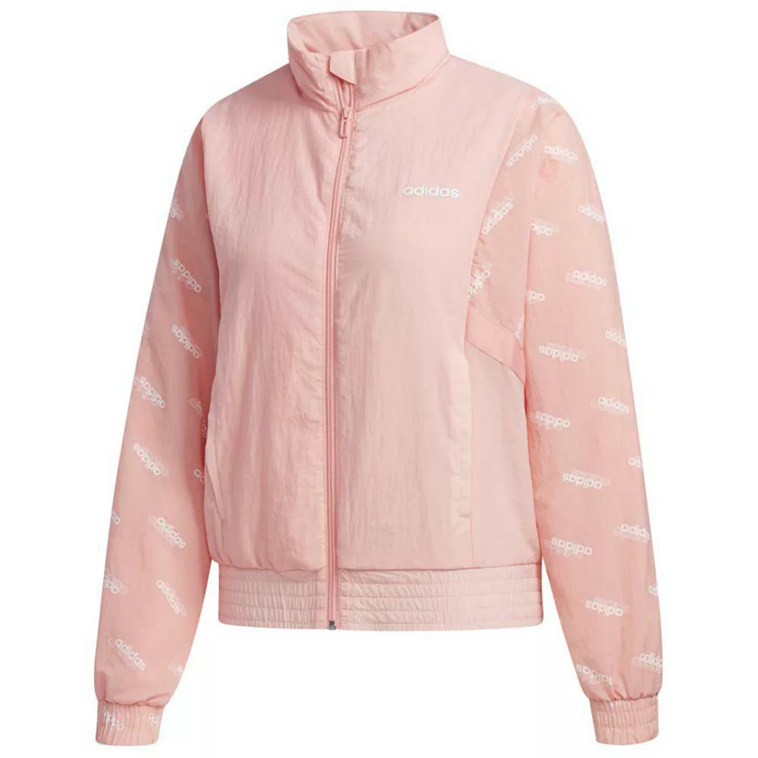 Adidas Favourites Track Sweatshirt Mit Reißverschluss L Glory Pink / White günstig online kaufen