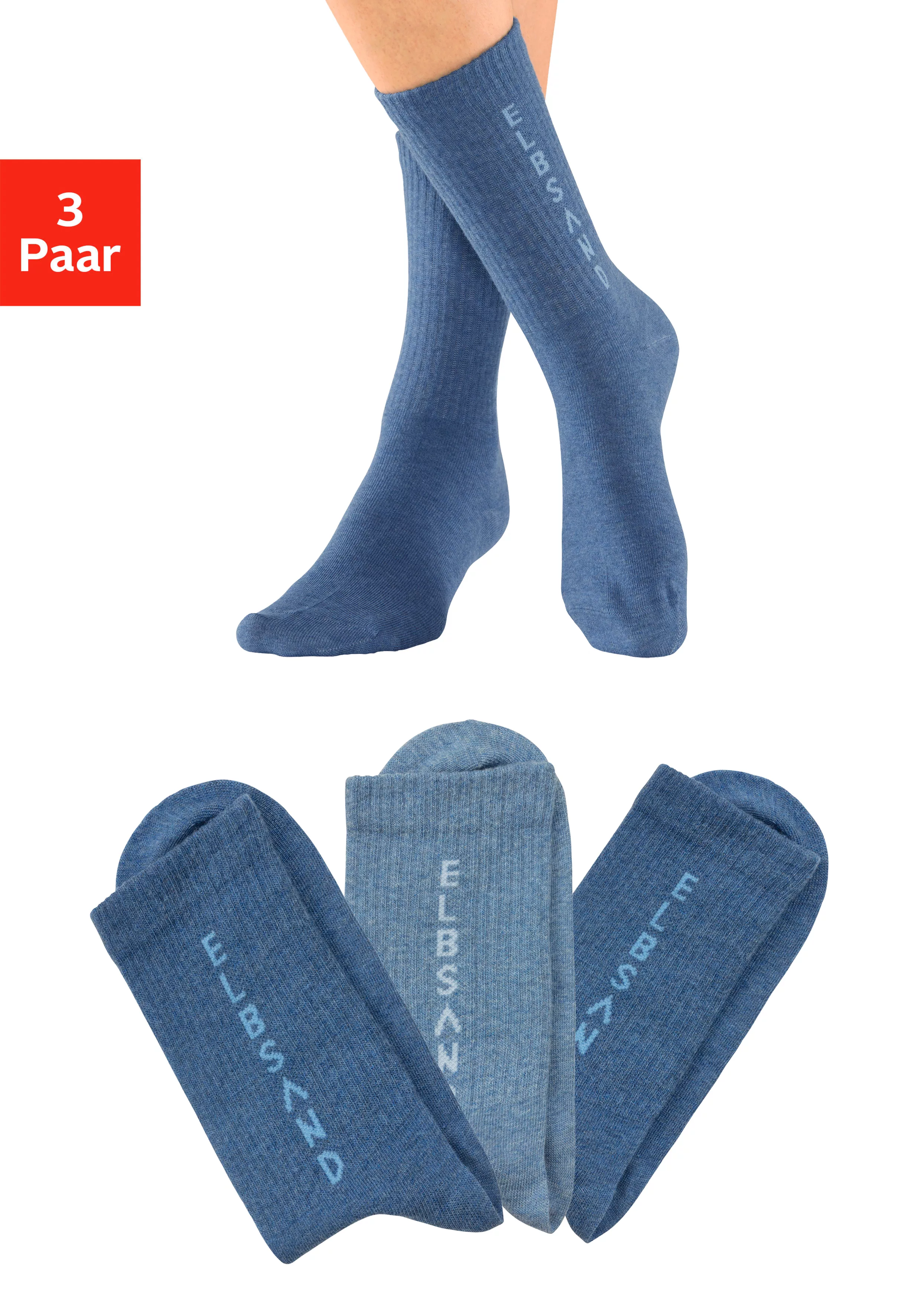 Elbsand Socken, (3 Paar) günstig online kaufen