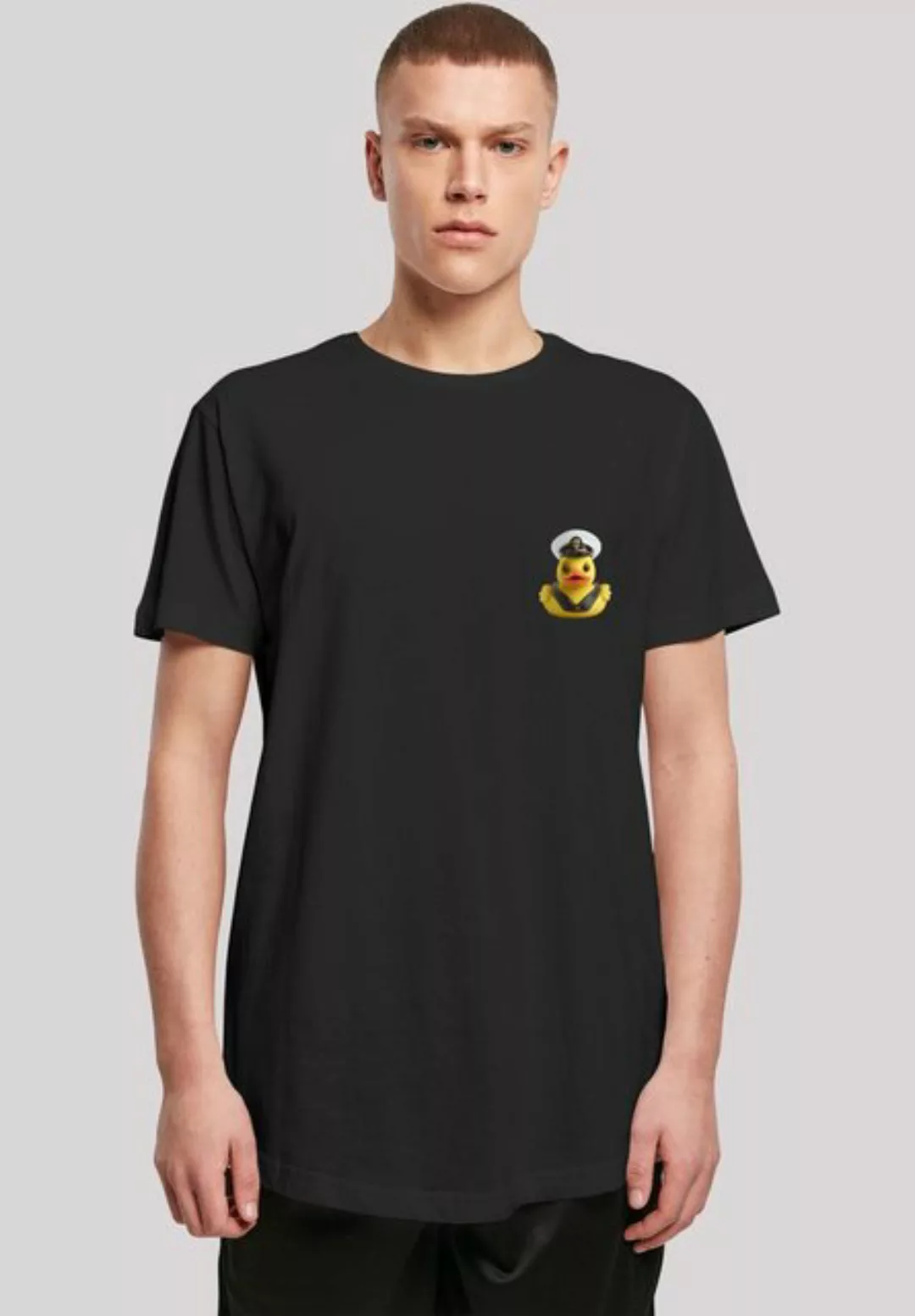 F4NT4STIC T-Shirt Rubber Duck Captain Long Print günstig online kaufen