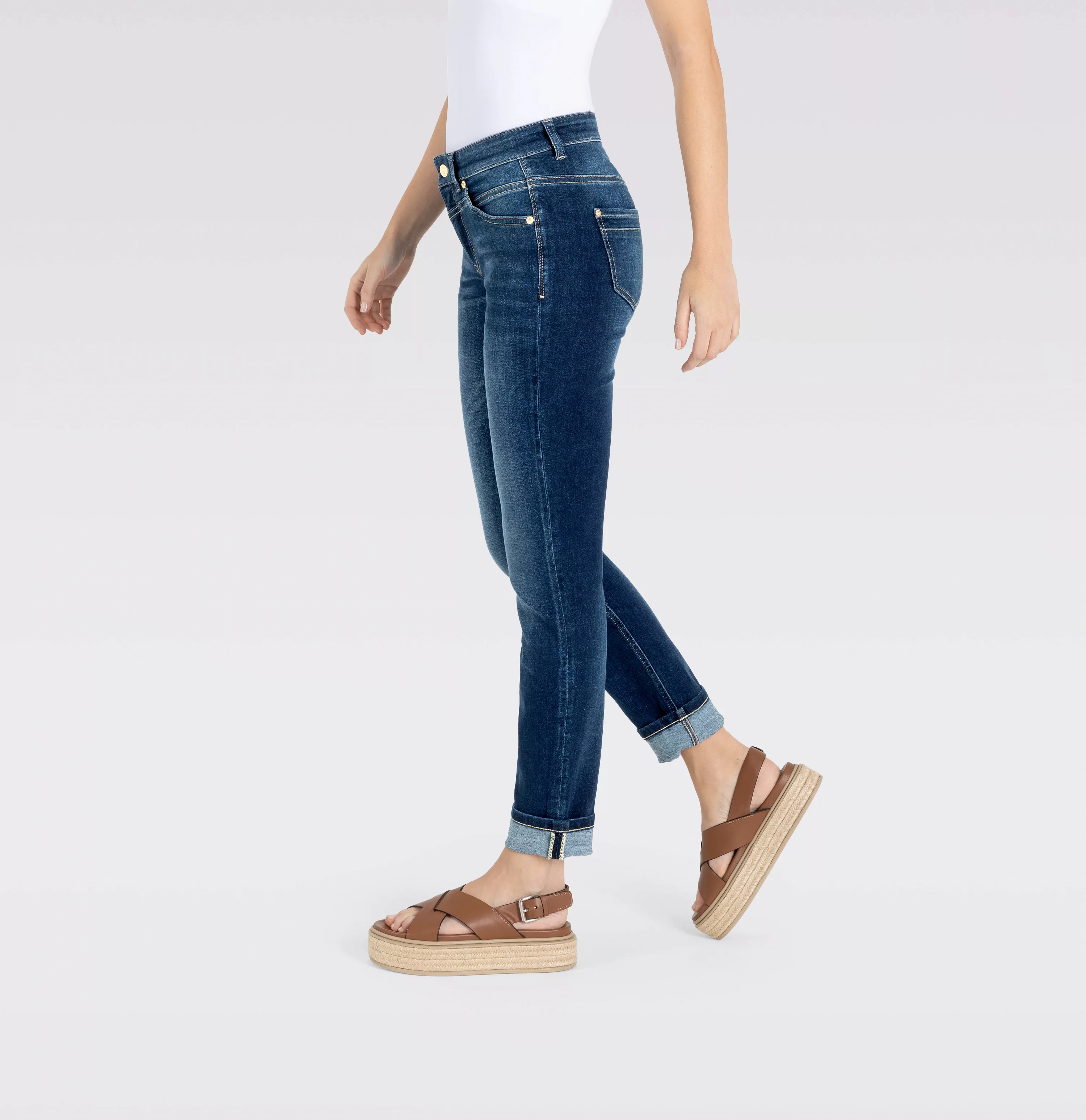 MAC Slim-fit-Jeans Rich-Slim Robuste strukturierte Denimqualität günstig online kaufen