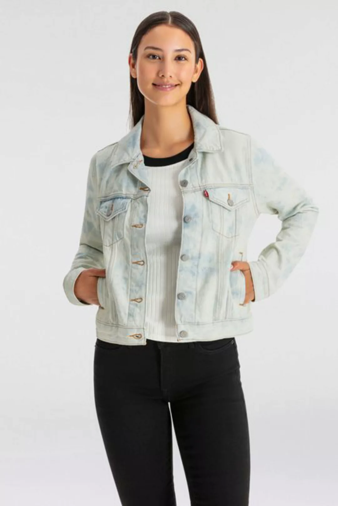 Levis Jeansjacke "ORIGINAL TRUCKER", in Batik-Optik günstig online kaufen