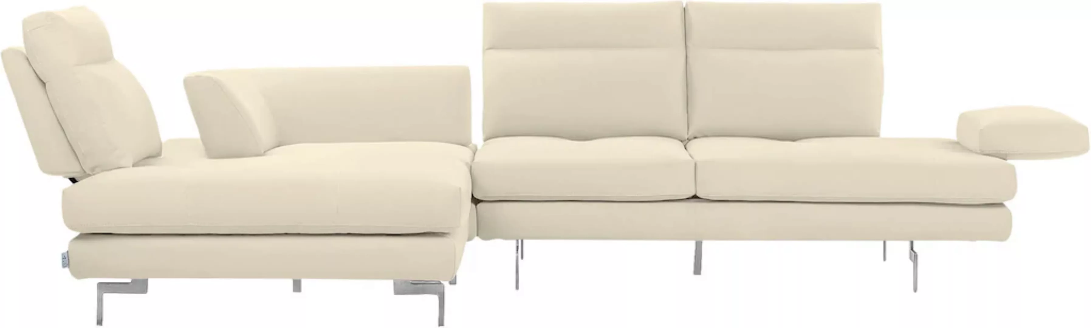 CALIA ITALIA Ecksofa "Toby Wing, L-Form, Designsofa mit sensationellem Sitz günstig online kaufen