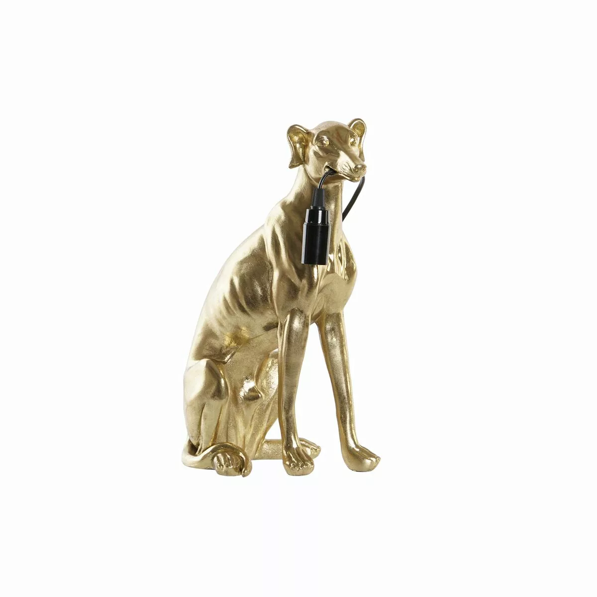 Tischlampe Dkd Home Decor Hund Golden Harz 25 W (25,5 X 16,5 X 36 Cm) günstig online kaufen