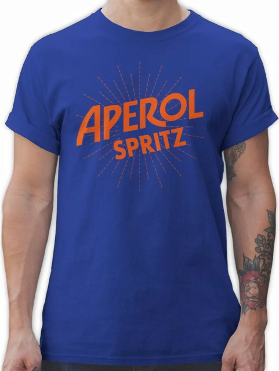 Shirtracer T-Shirt Aperol Spritz Kostüm I Karneval Kostüm Aperol Spritz Kar günstig online kaufen