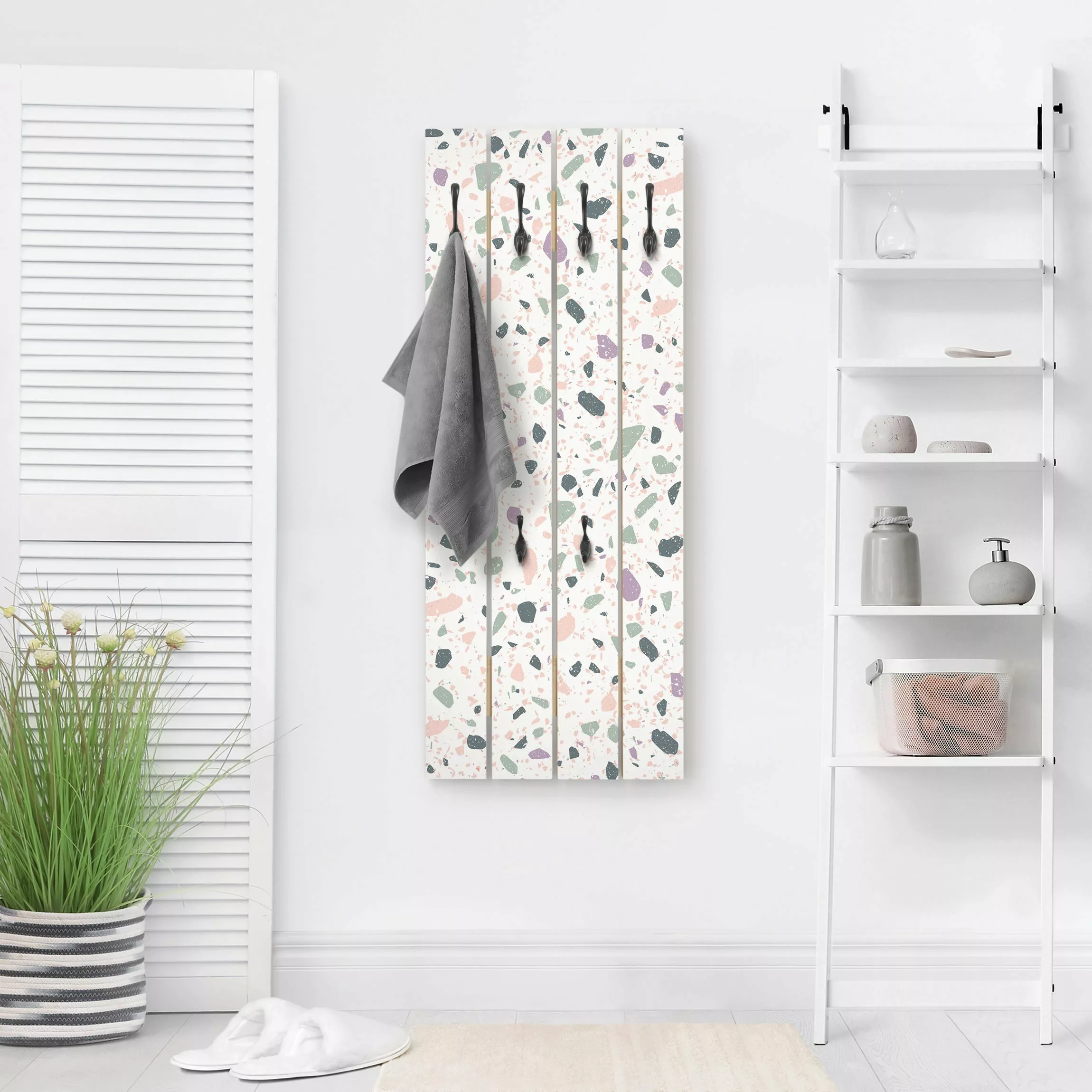 Wandgarderobe Detailliertes Terrazzo Muster Agrigento günstig online kaufen