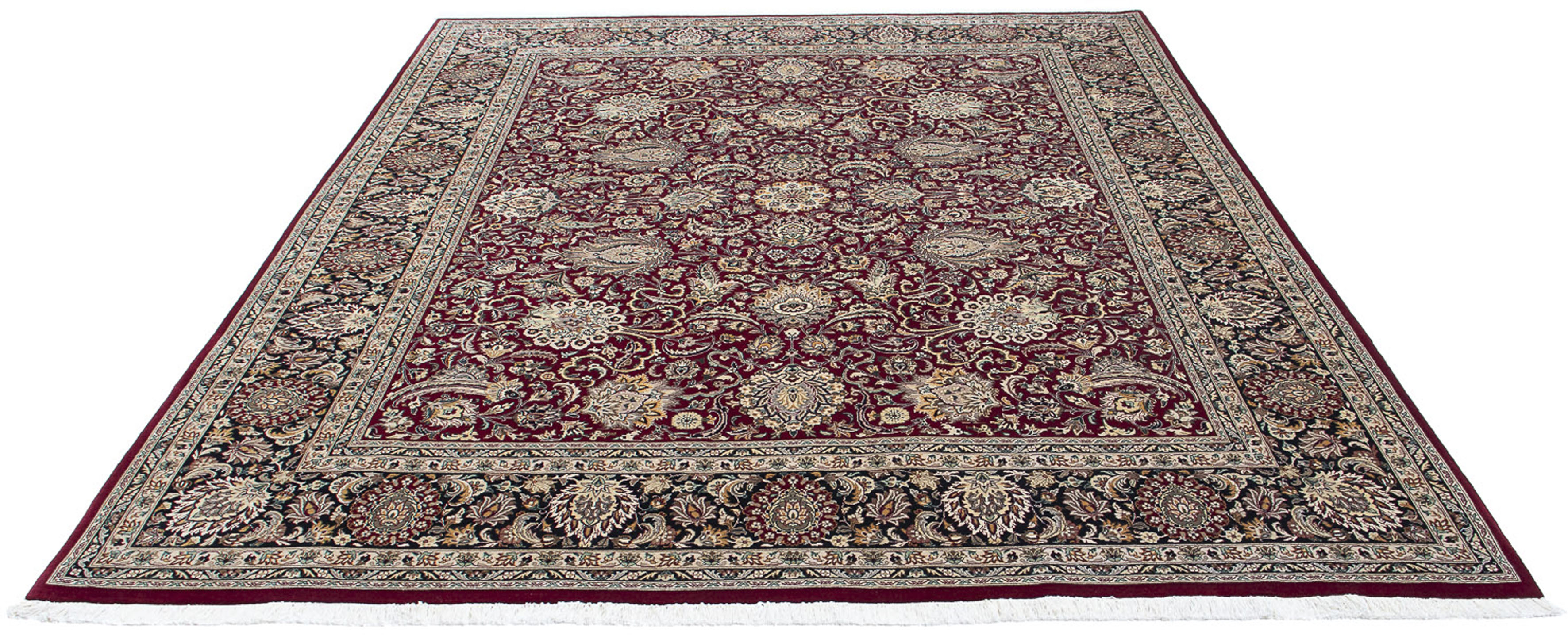 morgenland Teppich »Vintage - 305 x 244 cm - dunkelrot«, rechteckig, Wohnzi günstig online kaufen