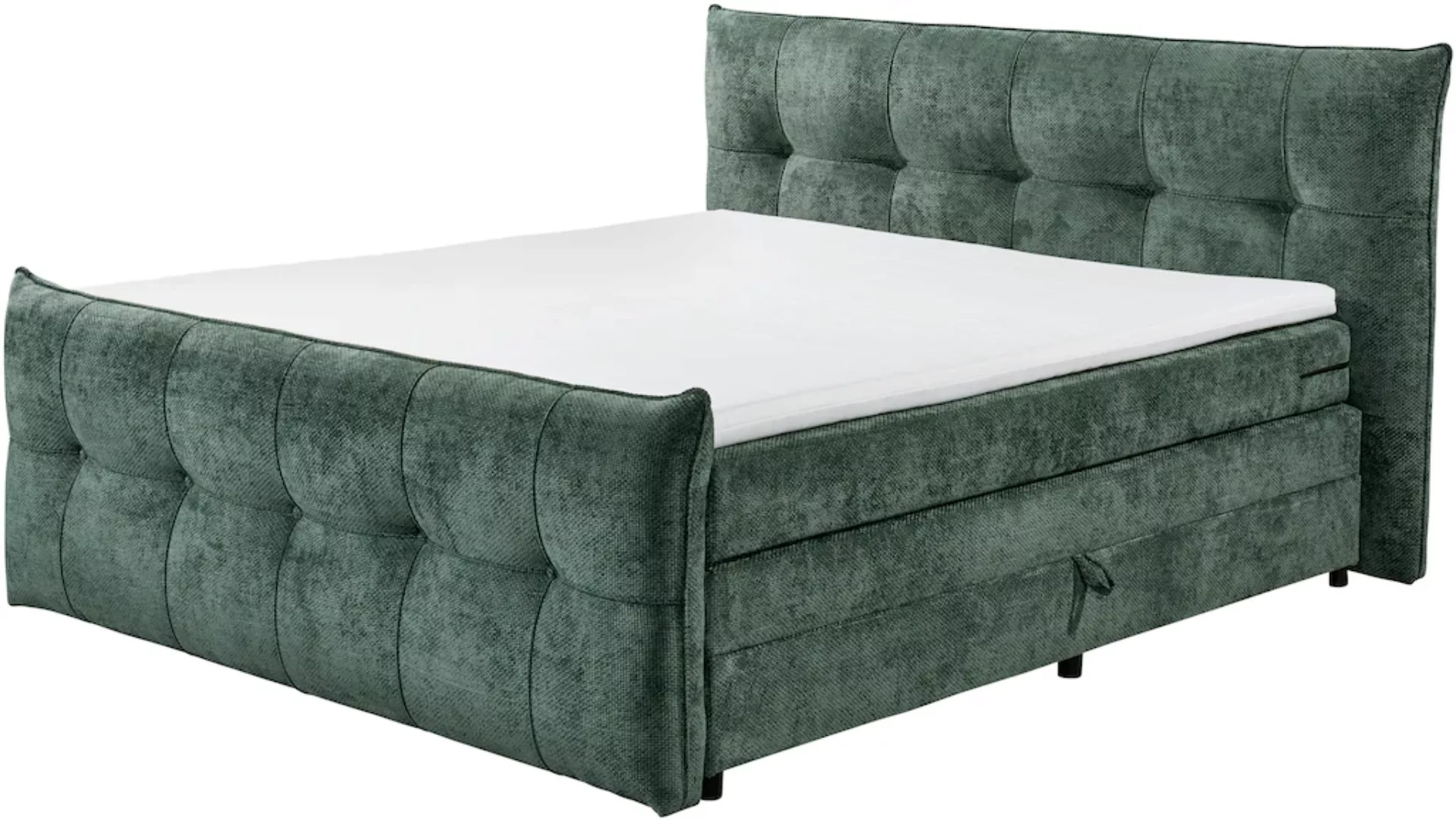 ED EXCITING DESIGN Boxspringbett "Gallina", mit Bettkasten, inkl. Topper günstig online kaufen