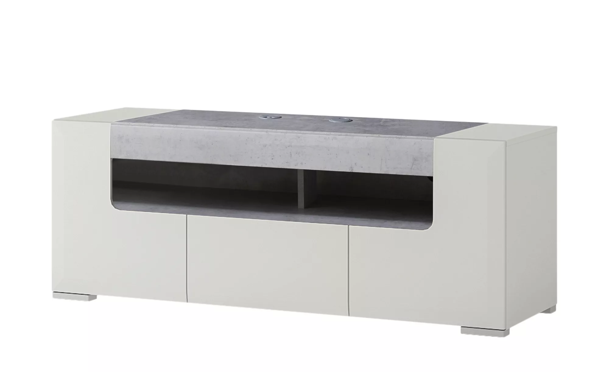 TV Lowboard  Cantero - weiß - 140 cm - 52 cm - 45 cm - Sconto günstig online kaufen