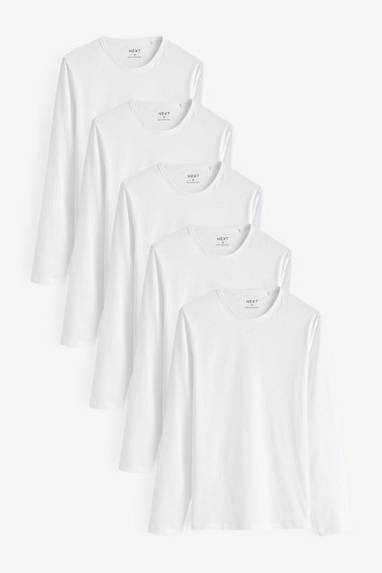 Next Langarmshirt Shirts, 5er-Pack (5-tlg) günstig online kaufen