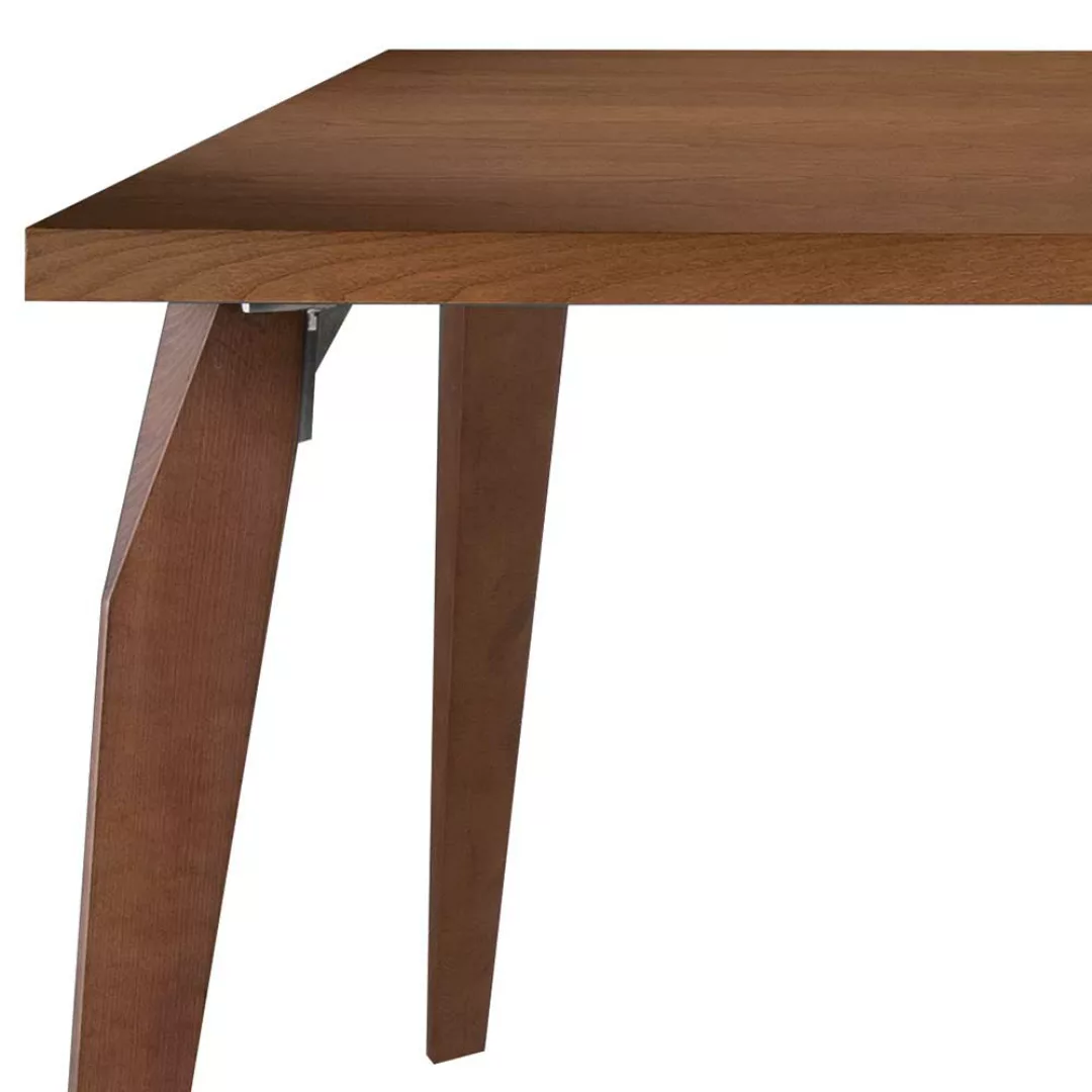 Design Esszimmertisch in Nussbaumfarben 200 cm breit günstig online kaufen