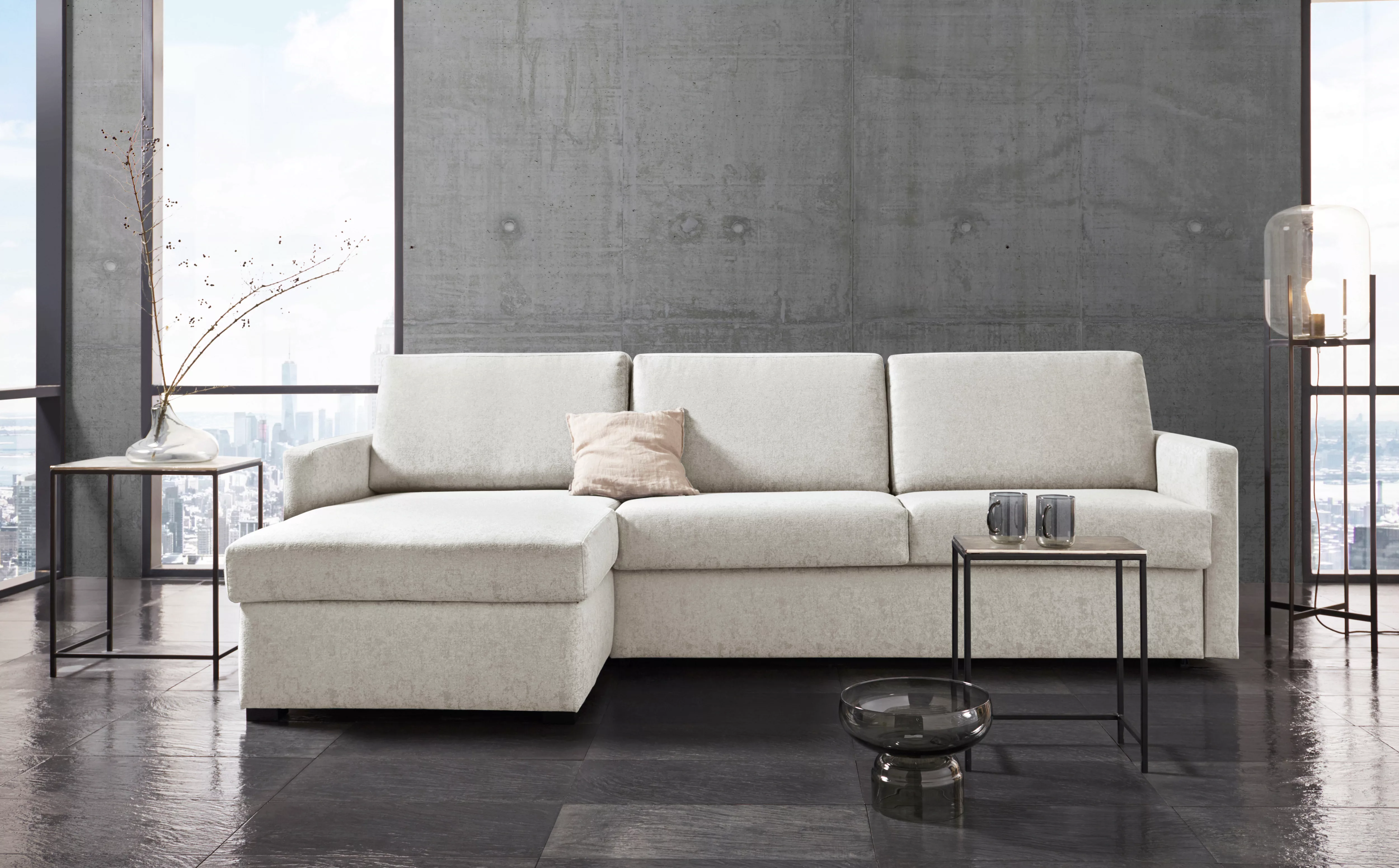 Places of Style Schlafsofa "GOLDPOINT Ecksofa 264 cm, Liegefläche (140/200c günstig online kaufen