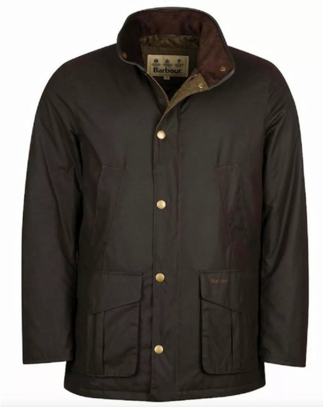 Barbour Outdoorjacke BARBOUR Hereford Wax Jacke Rustic günstig online kaufen