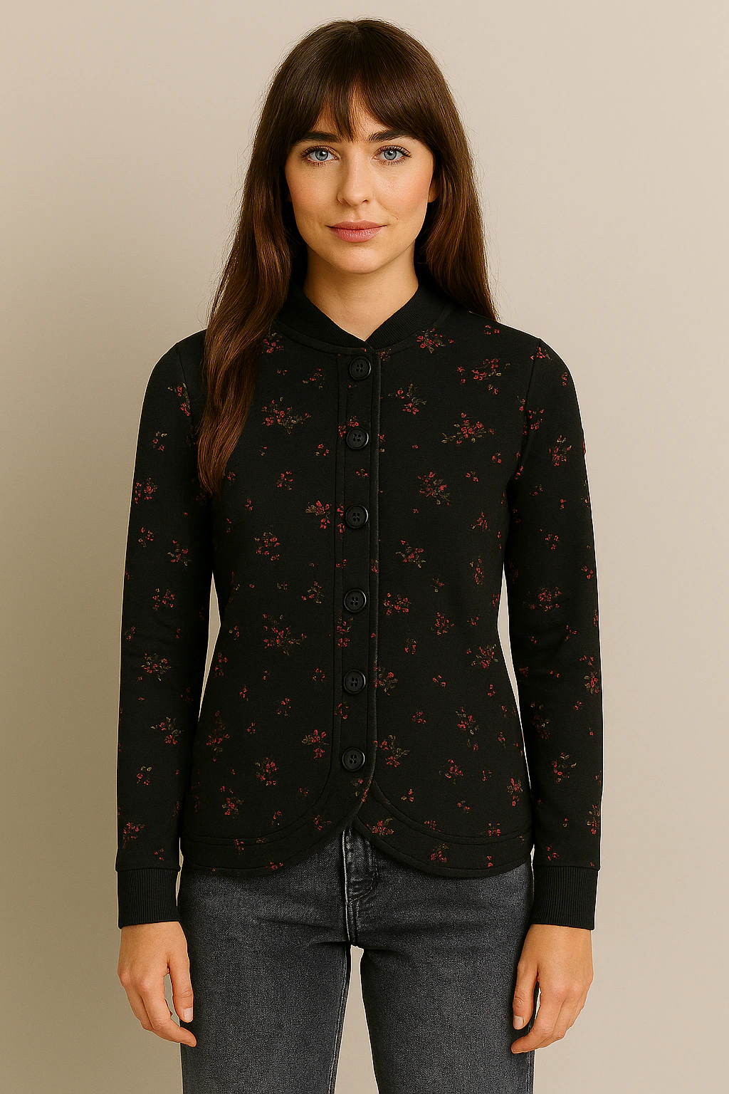 Ragwear Sweatjacke "AVALINA FLOWERS O" günstig online kaufen