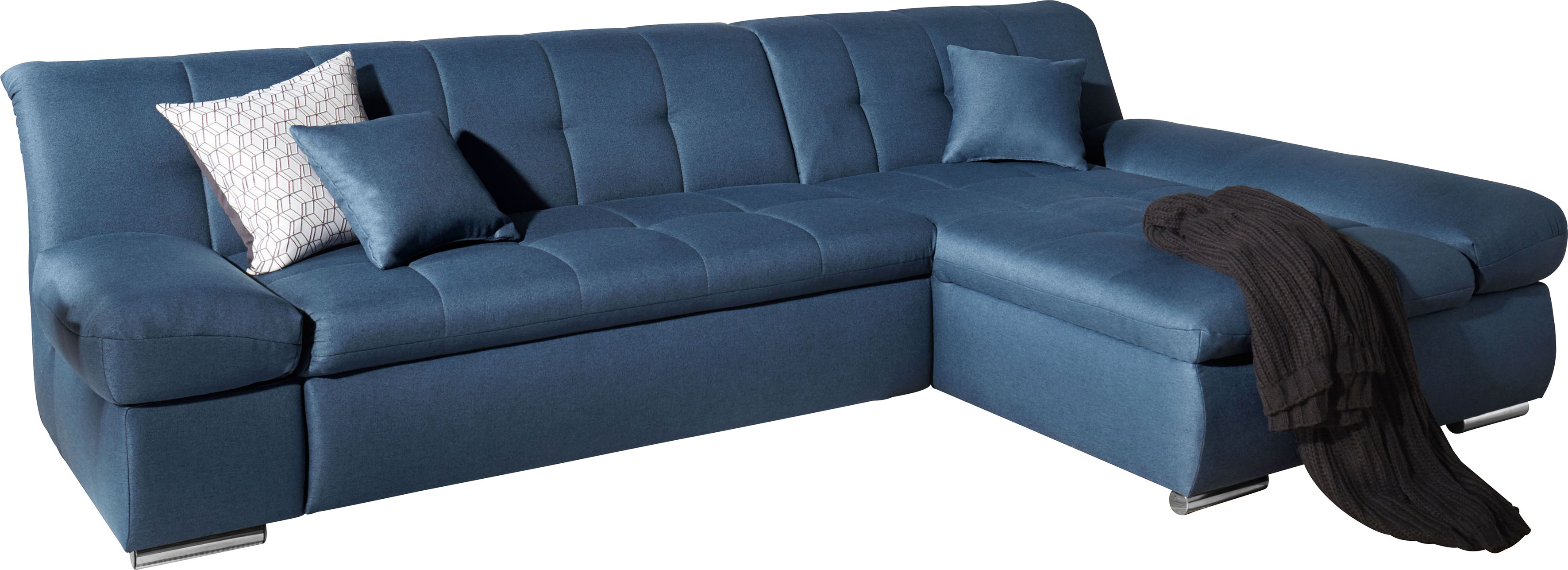 DOMO collection Ecksofa "Mona L-Form", wahlweise mit Bettfunktion günstig online kaufen