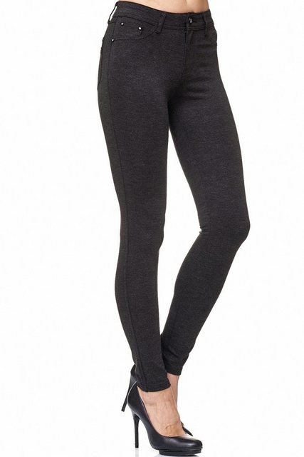 Elara Skinny-fit-Jeans Elara Damen Stretch Hose Skinny Fit Jegging (1-tlg) günstig online kaufen