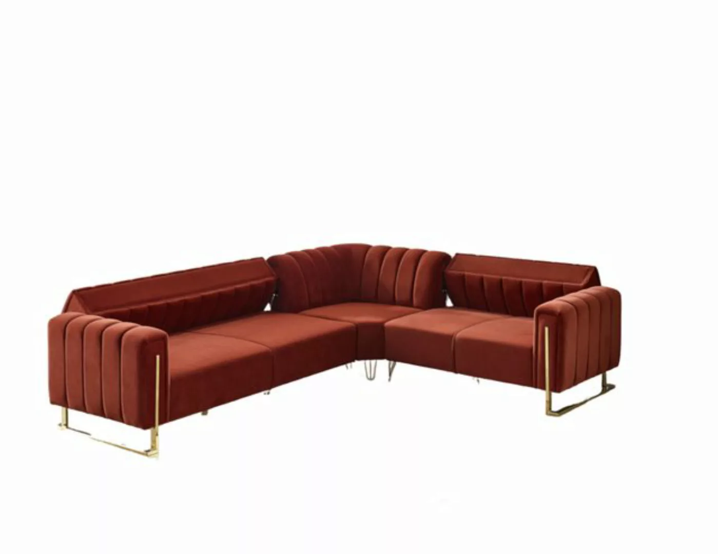 Villa Möbel Ecksofa Himalaya, Set, Hand Made Quality, pflegeleichter Mikrof günstig online kaufen