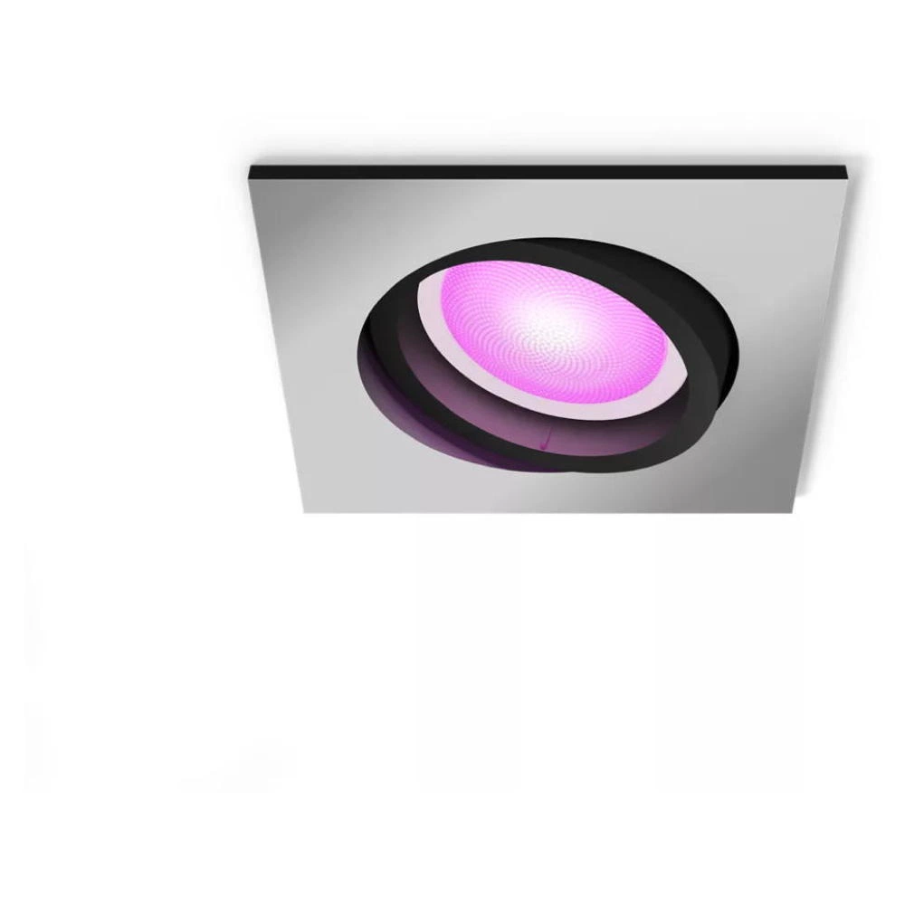 Philips Hue Bluetooth White & Color Ambiance Einbauspot Centura in Silber 4 günstig online kaufen