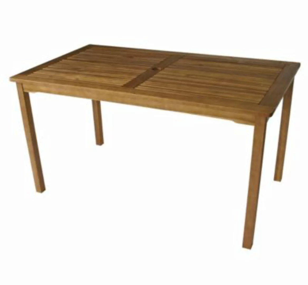 DEGAMO® Tisch ST. VINCENT 140x80cm, Akazie geölt, braun günstig online kaufen