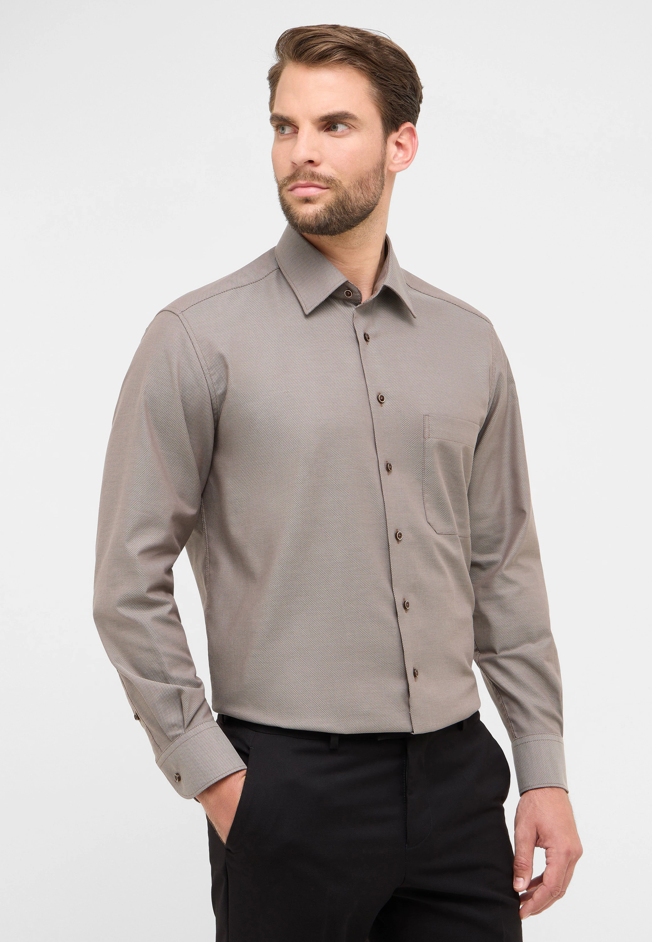 Eterna Langarmhemd "COMFORT FIT", NON IRON (bügelfrei) günstig online kaufen