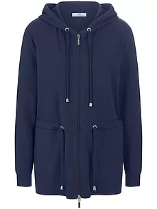 Kapuzen-Sweatjacke Peter Hahn blau günstig online kaufen