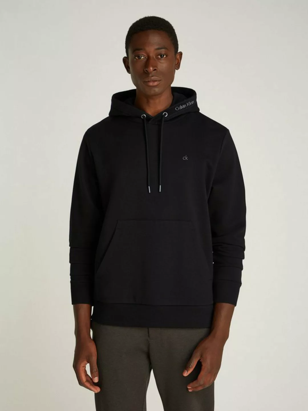 Calvin Klein Kapuzensweatshirt NECK LOGO HOODIE mit Logoschriftzug an der K günstig online kaufen