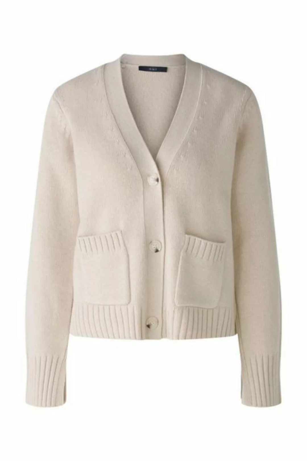 Oui Strickjacke Jacke, light beige mel günstig online kaufen