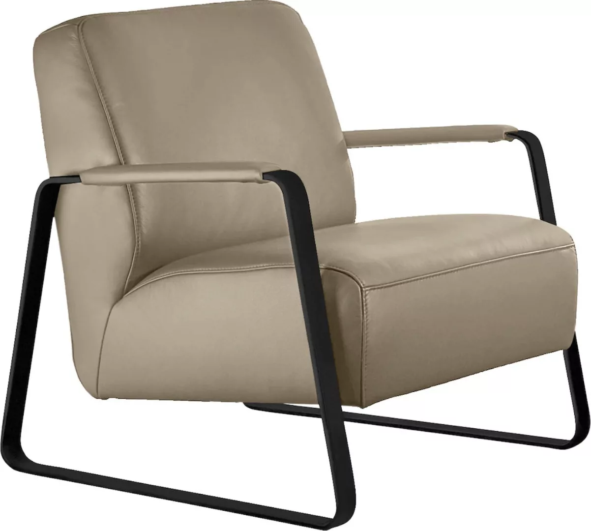 W.SCHILLIG Cocktailsessel "quadroo Loungesessel,", mit bezogenen Armlehnen, günstig online kaufen