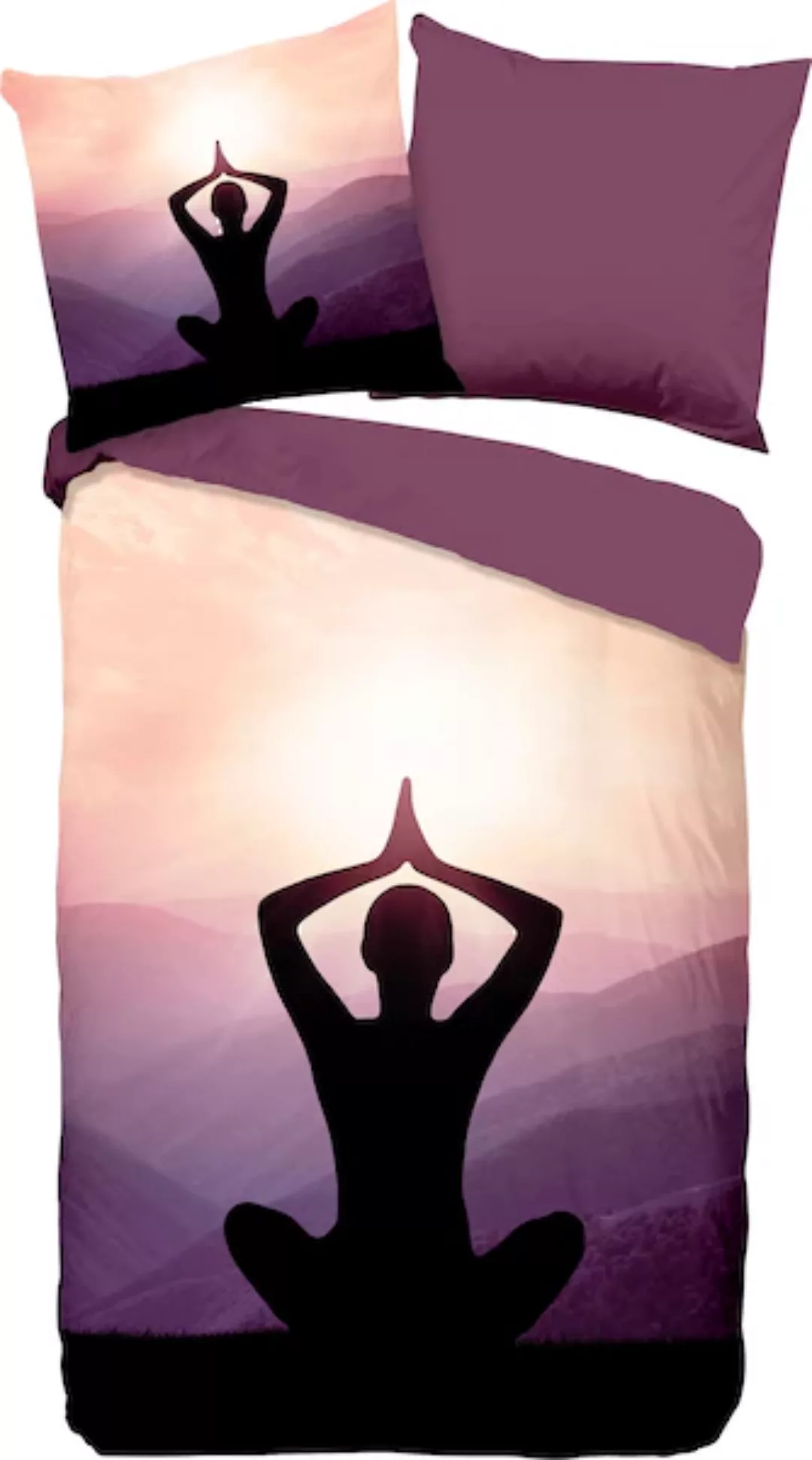 Microfaser Bettwäsche Yoga günstig online kaufen