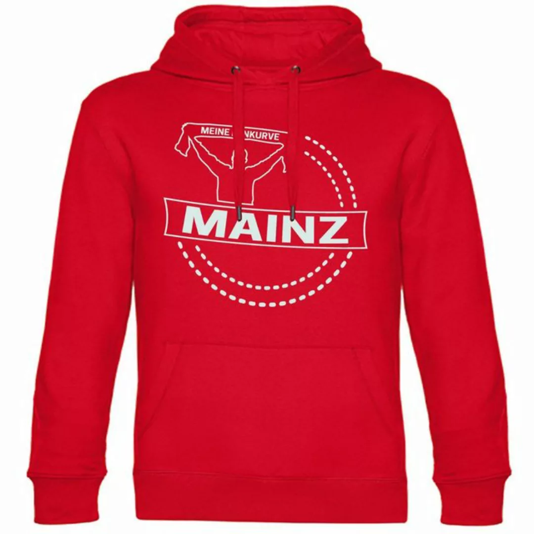 multifanshop Kapuzensweatshirt Mainz - Meine Fankurve - Pullover günstig online kaufen