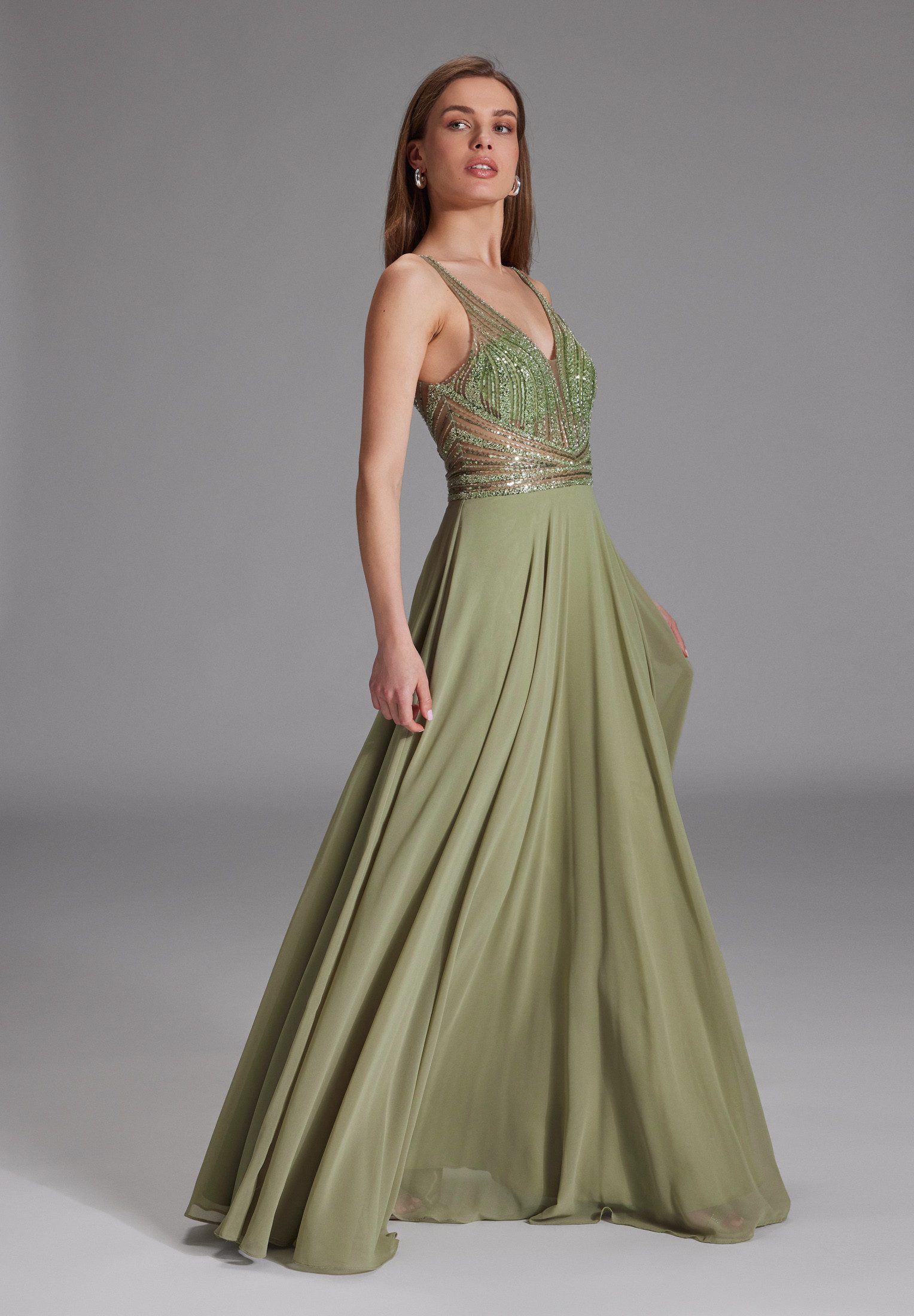 hey kyla Abendkleid Taillierter Schnitt mit günstig online kaufen